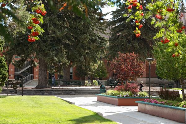 Montana Tech campus on a spring day